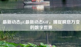 最新动态gif,最新动态GIF，捕捉瞬息万变的数字世界
